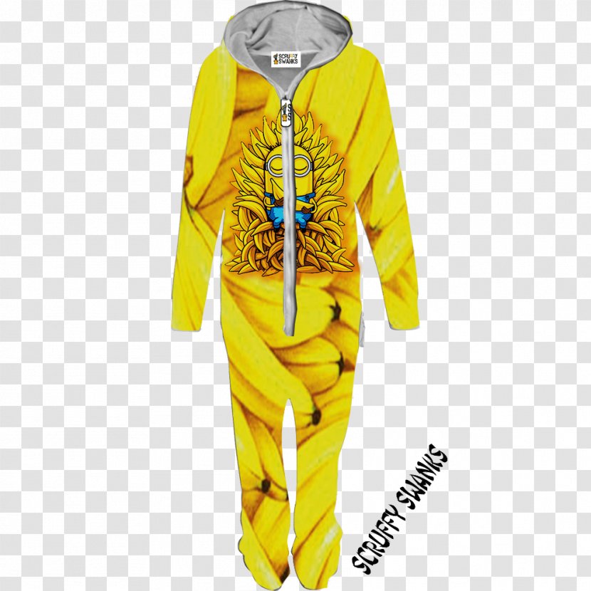 Minions Banana YouTube Clothing Onesie - Yellow Arrow Down Transparent PNG