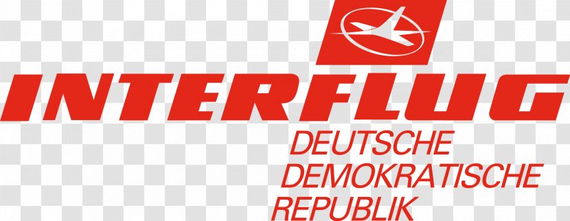 Interflug East Germany Logo Airplane Transparent PNG