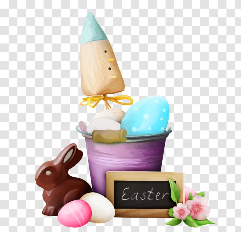 Easter Bunny Egg Decorating Transparent PNG