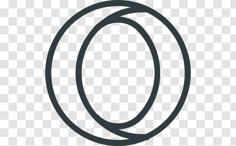 Opera - Black And White - Rim Transparent PNG