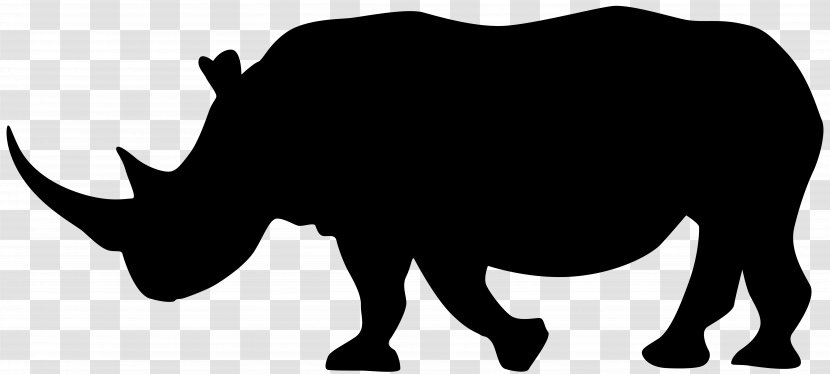 Rhinoceros Silhouette Clip Art Transparent PNG