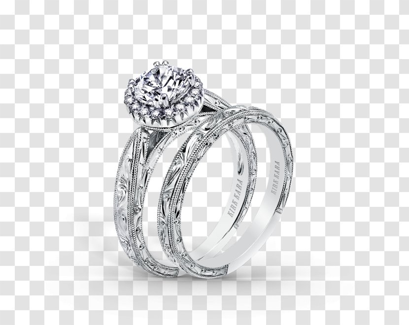 Engagement Ring Wedding Jewellery Diamond - Gold Transparent PNG
