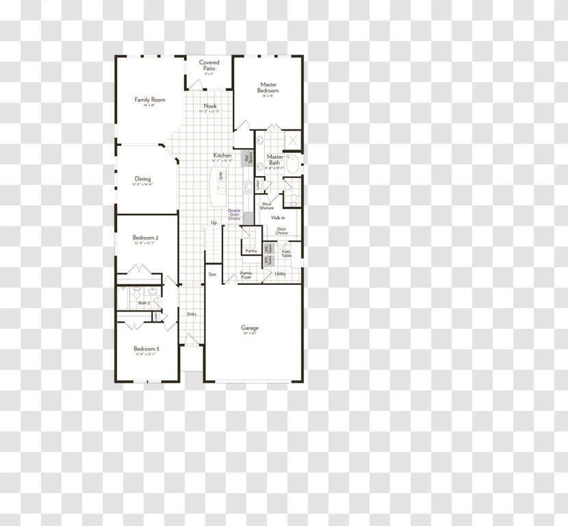Floor Plan Furniture Line - Diagram - Design Transparent PNG