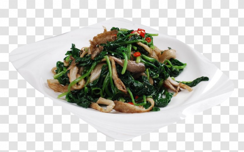Namul Vegetable Mushroom Stir Frying - Dish - Burn Mushrooms Fried Vegetables Transparent PNG