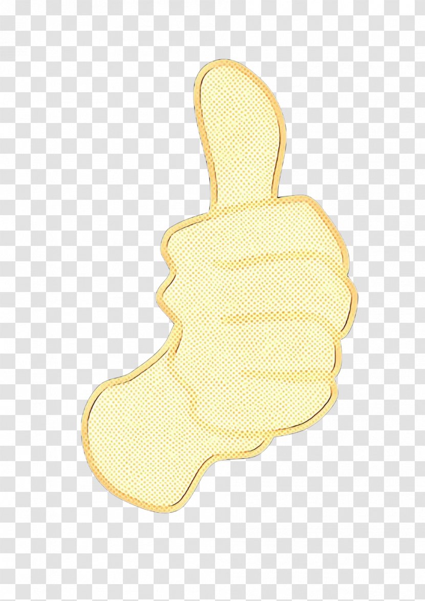 Yellow Finger Thumb Hand Beige - Gesture Transparent PNG