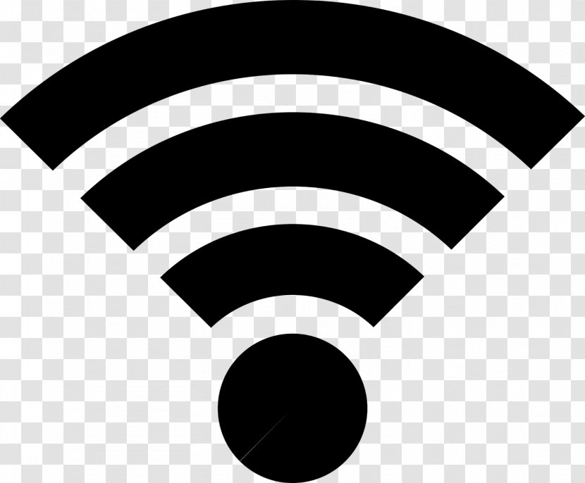 Wi-Fi Internet Computer Network Clip Art - Black And White - World Wide Web Transparent PNG