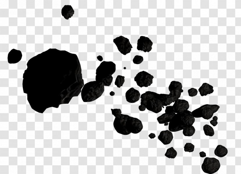 Asteroid Belt Kuiper Comet Clip Art - Black - Share Transparent PNG