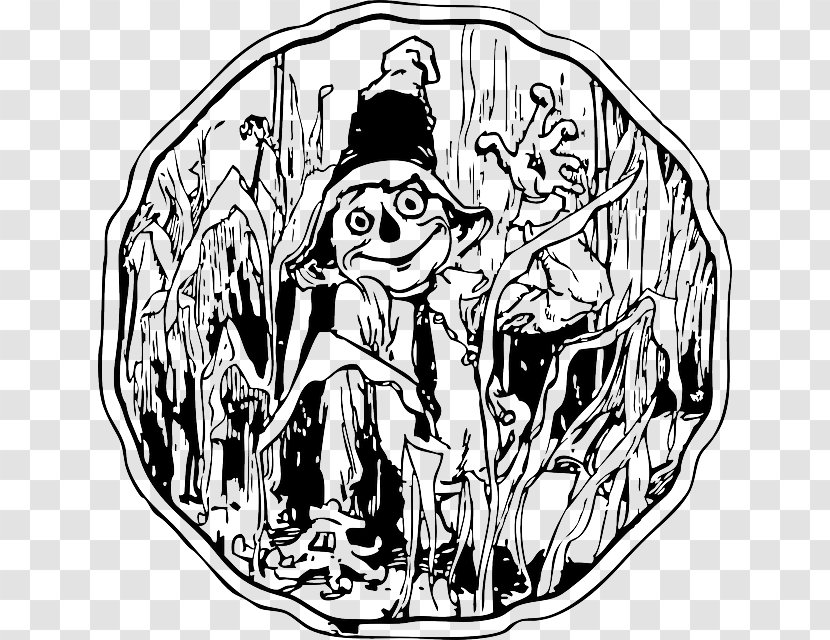 Scarecrow Maize Field Corn Clip Art - Cartoon - Colorful Feather Card Invitation Transparent PNG