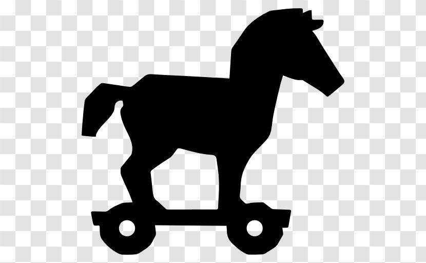 Horse Silhouette - Trojan Transparent PNG