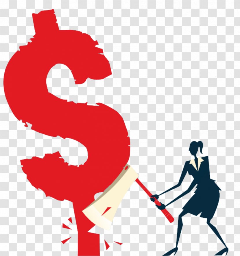 Stock Illustration Businessperson - Silhouette - Ms. Money & Business Transparent PNG