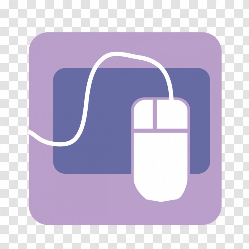 Computer Mouse Keyboard Mousepad - Violet - Purple Pad Transparent PNG