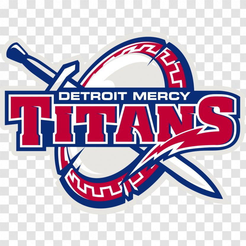 University Of Detroit Mercy Titans Men's Basketball Logo Brand - Titan - Lion Vs Tiger Fight Transparent PNG