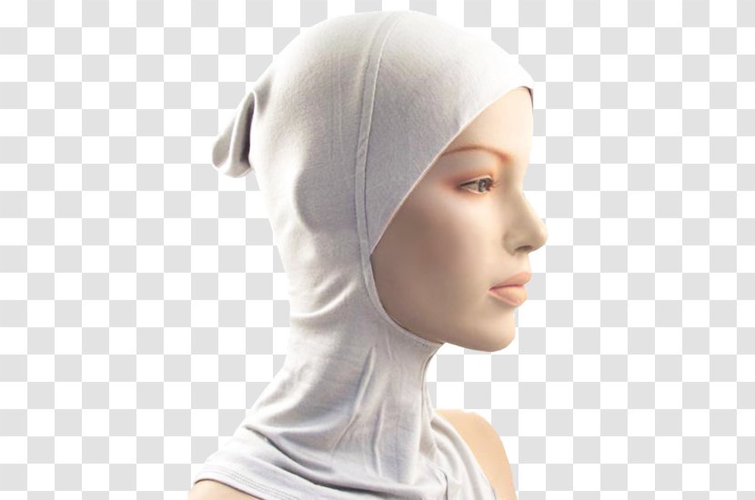 Knit Cap Hijab Hat Beanie Abaya - Chin Transparent PNG