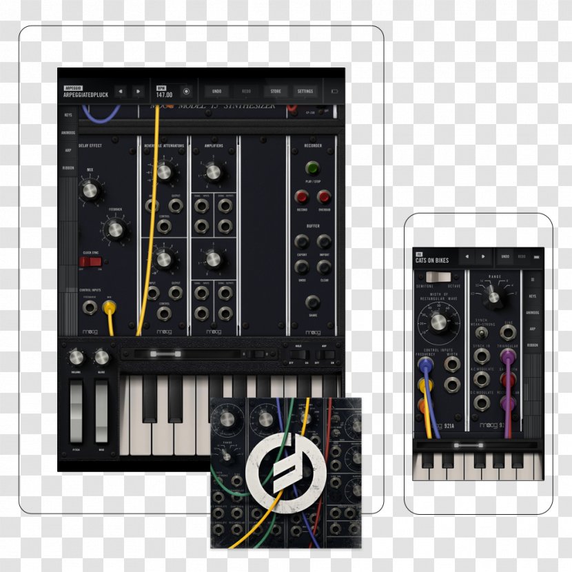 Electronic Musical Instruments Delay Moog Synthesizer Sound Arpeggiator - Cartoon Transparent PNG