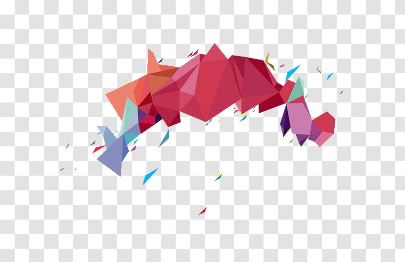 Geometric - Triangle - Color Scheme Transparent PNG