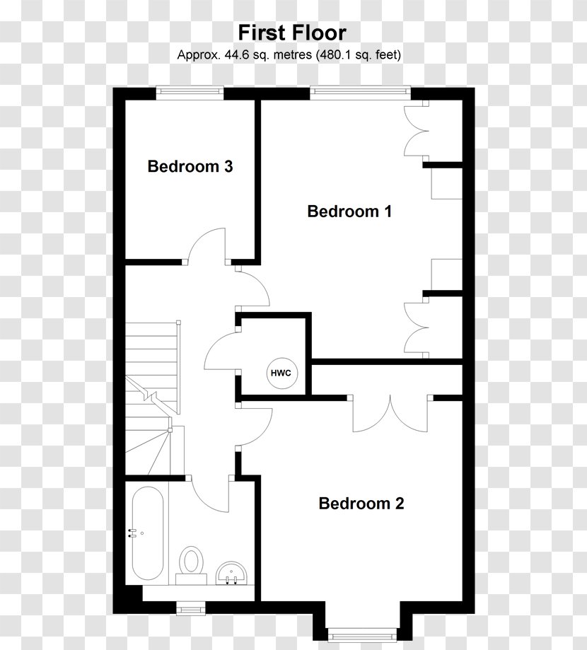 Terenure Floor Plan Apartment Living Room - Dining Transparent PNG