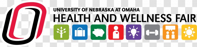 University Of Nebraska Omaha Logo Brand Font - Number - Health And Wellness Transparent PNG