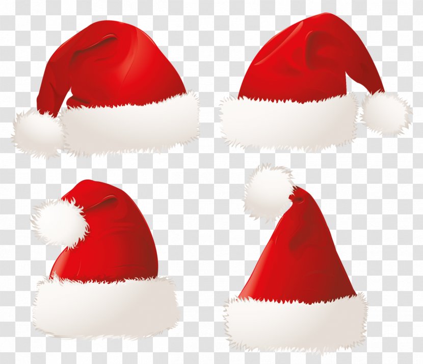 Santa Claus Christmas Hat Clip Art - Hats Transparent PNG