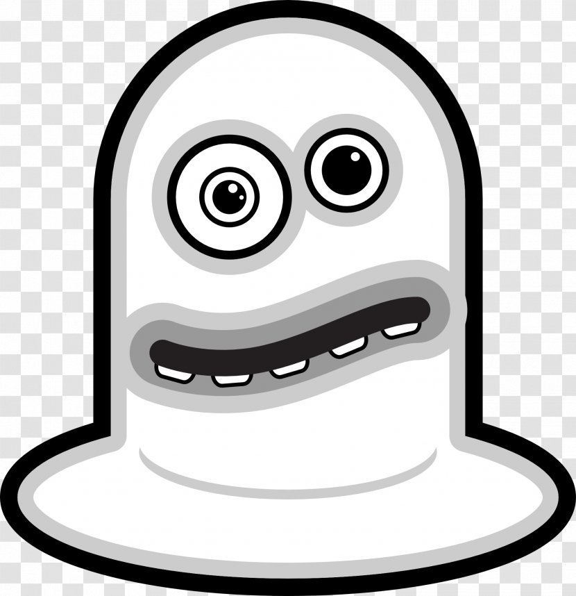 Monster Black And White Cartoon Clip Art - Monsters Pictures Transparent PNG