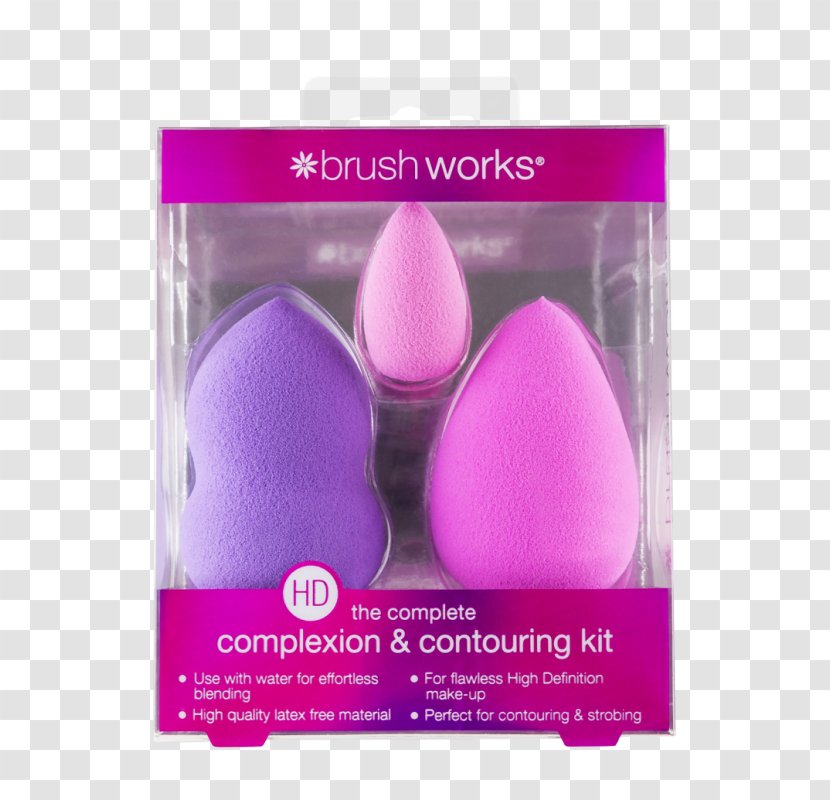 Makeup Brush Contouring Cosmetics Complexion - Violet - Ginseng Material Transparent PNG