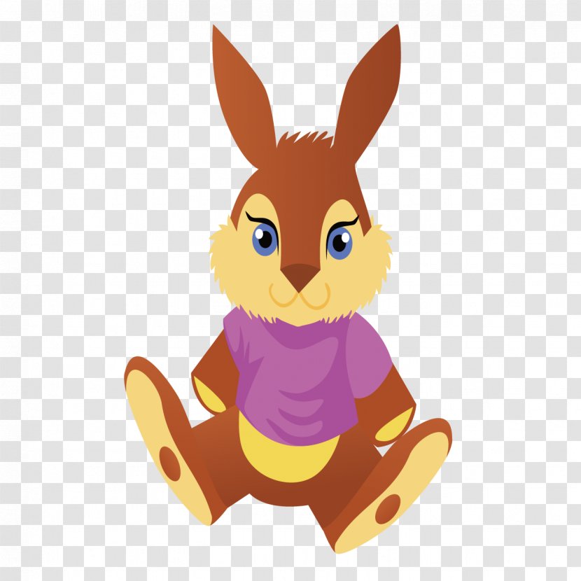 Rabbit Easter Bunny Hare Toy Illustration Transparent PNG