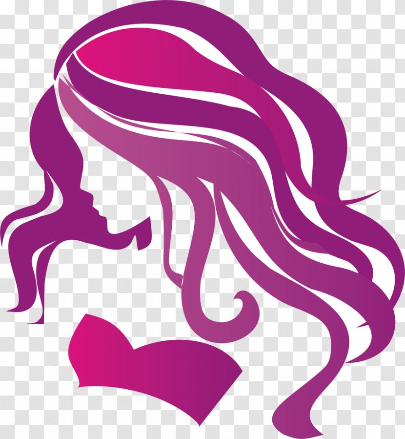 Woman Logo Clip Art - Pink Transparent PNG