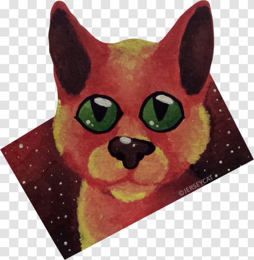 Canidae Dog Textile Mammal Snout - Space Cat Watercolor Transparent PNG