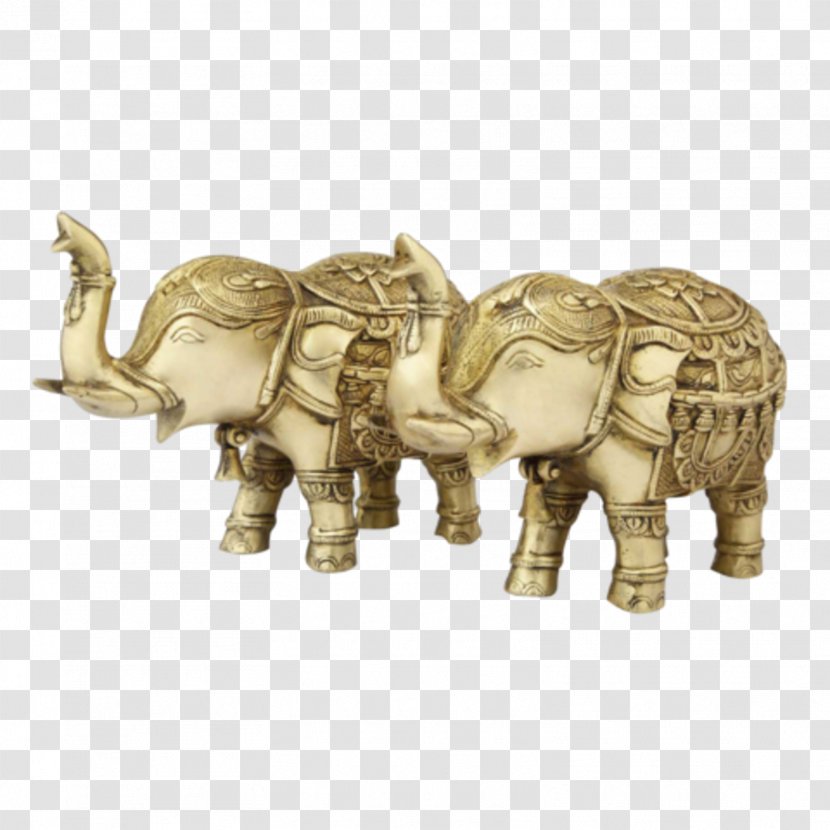 Indian Elephant African Statue - India - Thai White Decoration Transparent PNG