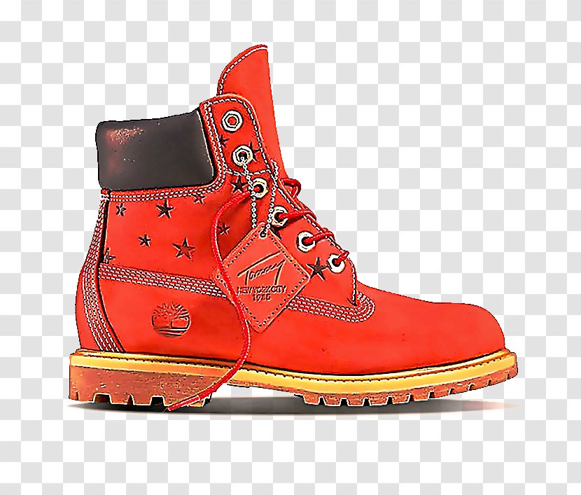 Orange - Hiking Boot - Steeltoe Work Boots Transparent PNG