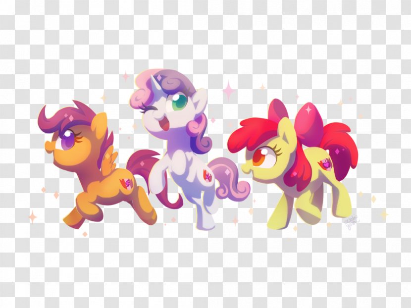Pony Horse Apple Bloom Rainbow Dash DeviantArt - My Little Friendship Is Magic Transparent PNG