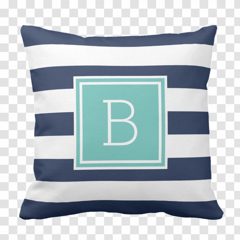 Throw Pillows Cushion Monogram Zazzle - Blue - Pillow Transparent PNG