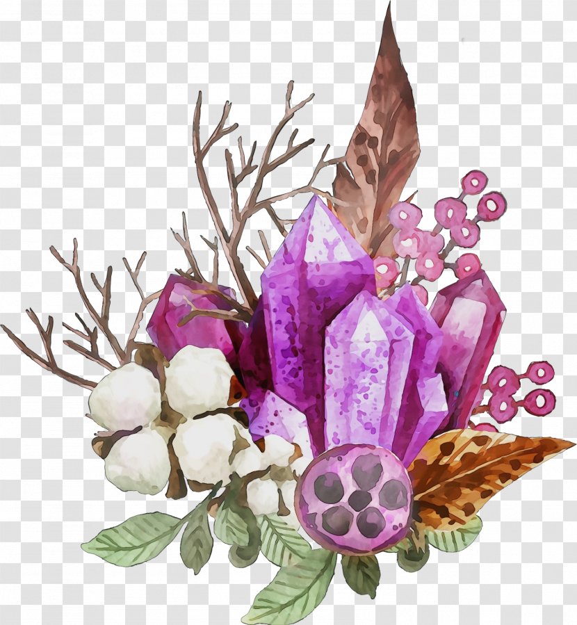 Flower Purple Plant Violet Petal - Magnolia Branch Transparent PNG