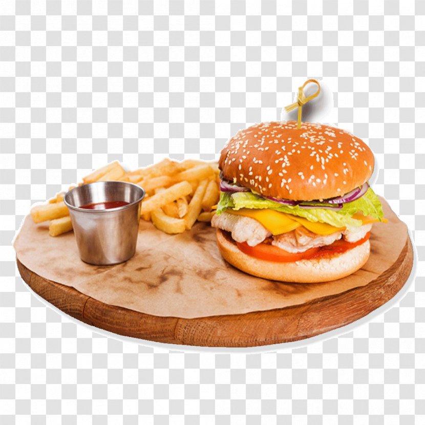 Hamburger Breakfast Sandwich Fast Food Ham And Cheese Cheeseburger - Buffalo Burger Transparent PNG