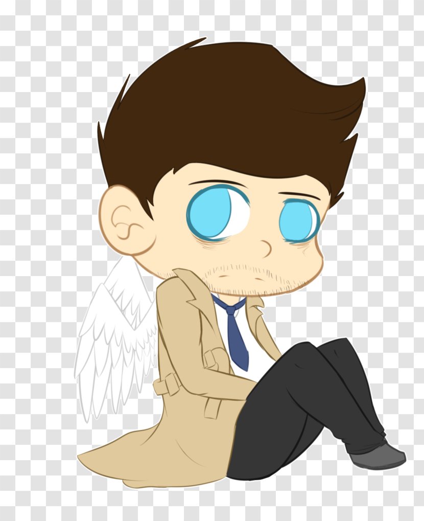 Clip Art Illustration Finger Human Behavior - Cartoon - Castiel Transparent PNG