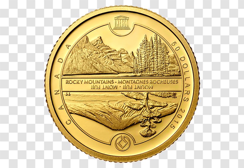 Gold Coin American Eagle Bullion - Mount Fuji Transparent PNG