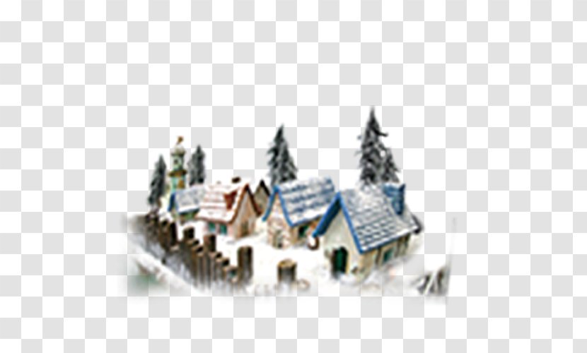 Santa Claus Snowman Christmas Tree - Ornament - Winter Scenery Transparent PNG