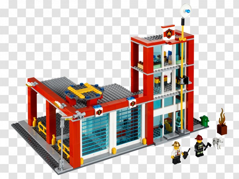 Lego City LEGO 60004 Fire Station 60110 - Department - Toy Transparent PNG