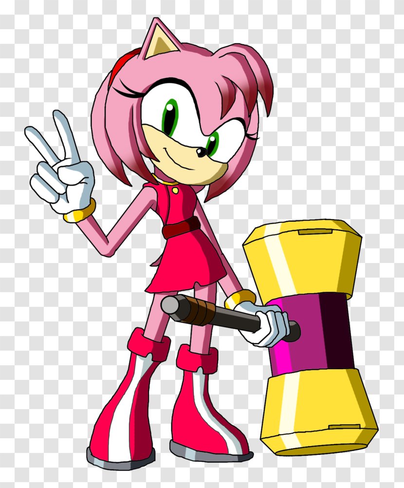 Amy Rose Sonic Heroes Forces The Hedgehog Shadow - Fan Art Transparent PNG