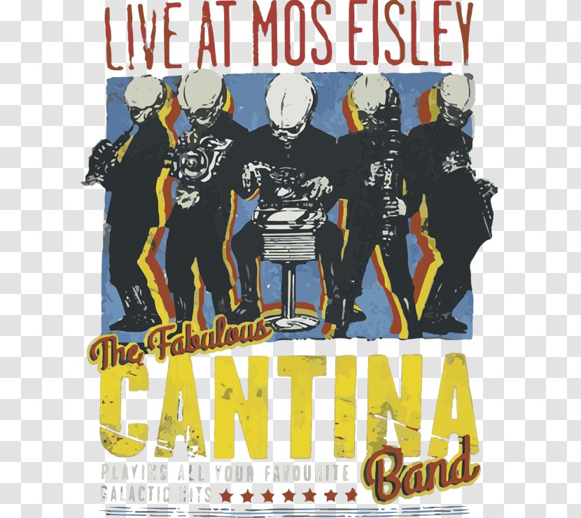 T-shirt Mos Eisley Cantina Figrin D'an And The Modal Nodes Star Wars Hoodie - Advertising - Concert Poster Transparent PNG