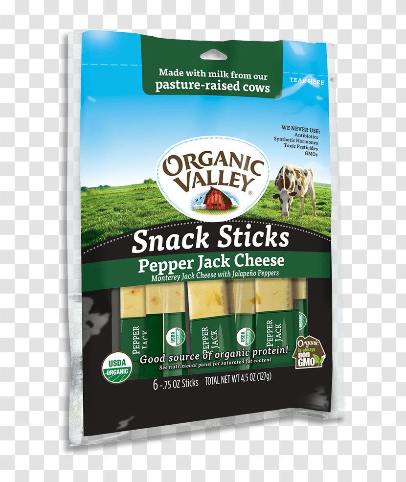 Organic Food Milk Cheddar Cheese Monterey Jack - Colbyjack Transparent PNG