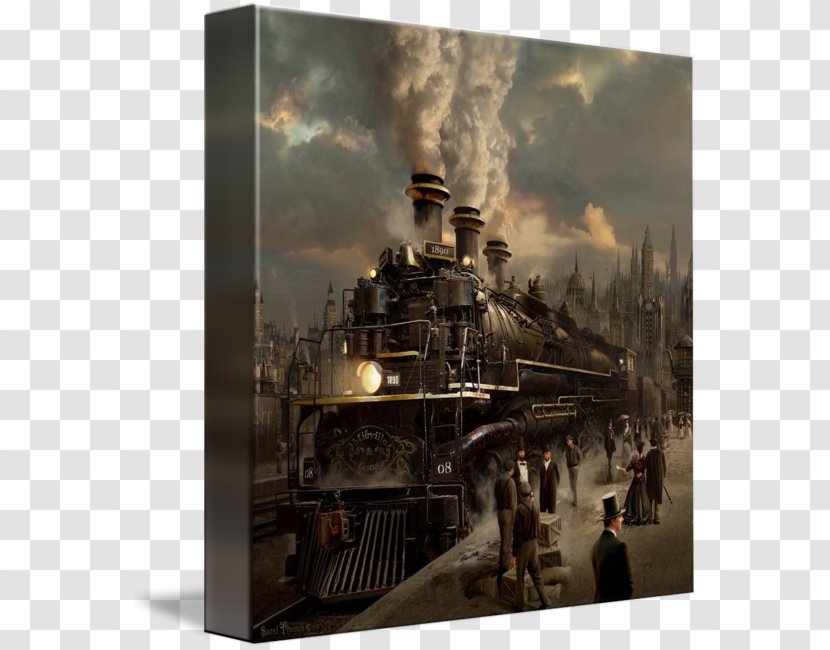 Train Steam Locomotive Rail Transport Jigsaw Puzzles Transparent PNG