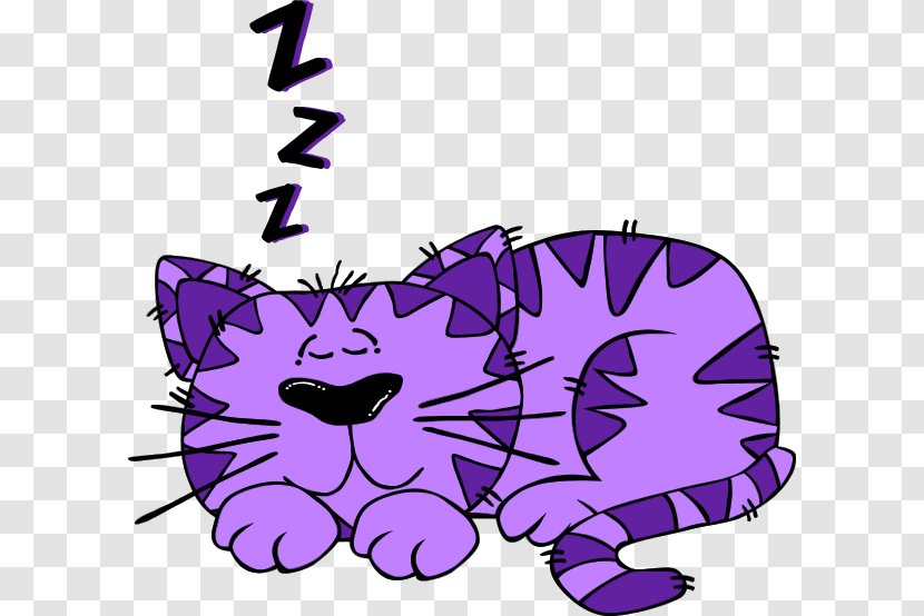 Siamese Cat Kitten Cartoon Clip Art - Purple Transparent PNG