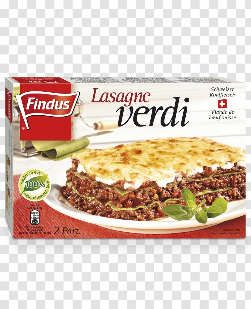 Lasagne Findus Bolognese Sauce Switzerland Pasta - Food Transparent PNG