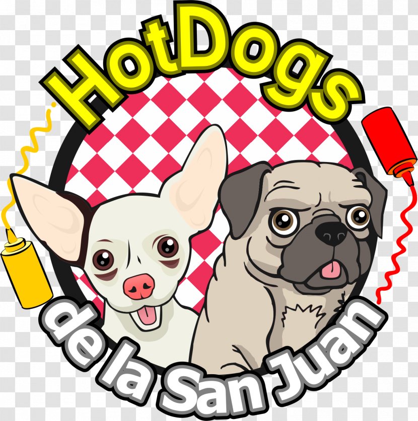 Dog Breed Los Hot Dogs De La San Juan Hamburger Puppy - Like Mammal - Hotdog Transparent PNG