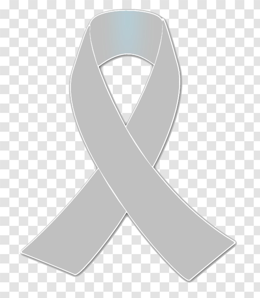 Awareness Ribbon HIV/AIDS Silver - Hivaids Transparent PNG