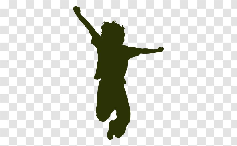 Silhouette Dance - Child - Jumping Transparent PNG