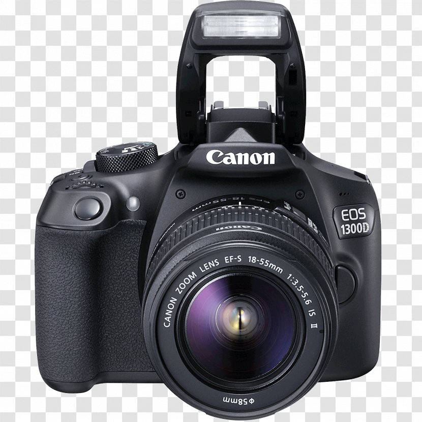 Canon EOS 1300D EF-S 18–55mm Lens Mount 80D Digital SLR - Efs - Camera Transparent PNG