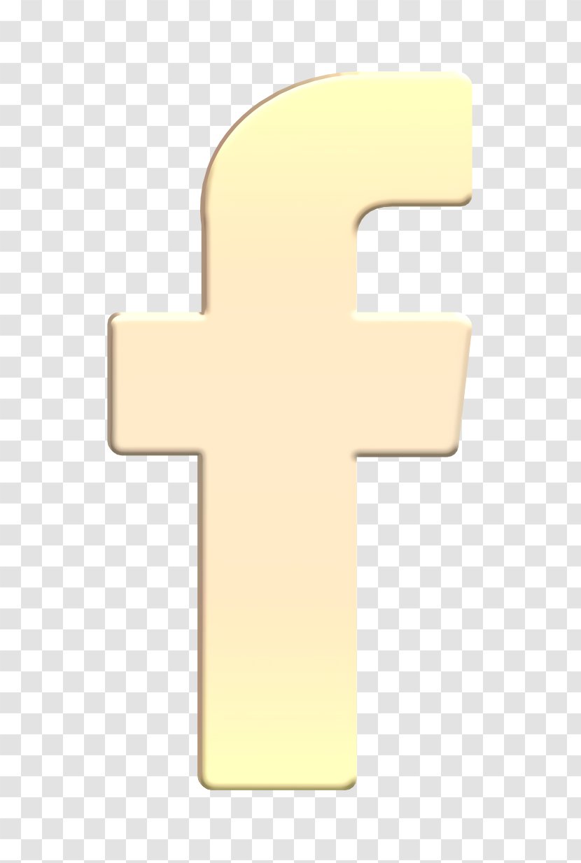 Social Media Icon Facebook - Cross - Material Property Symbol Transparent PNG