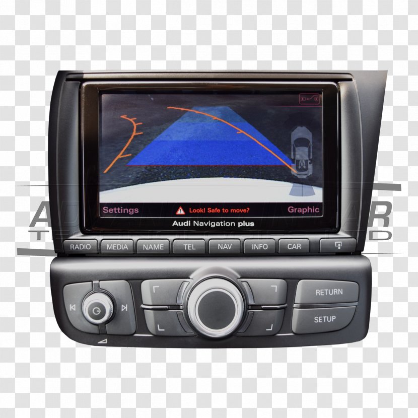Car Audi R8 DVD Player Reversing - Automotive Navigation System - Advanced Technology Transparent PNG