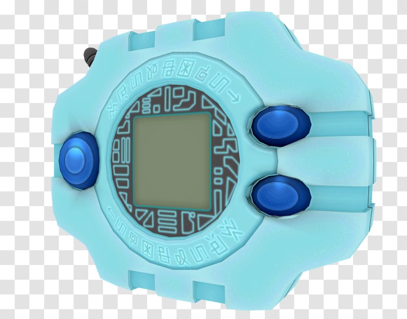 Digimon Adventure Digivice Video Game PlayStation Portable - Blue Transparent PNG